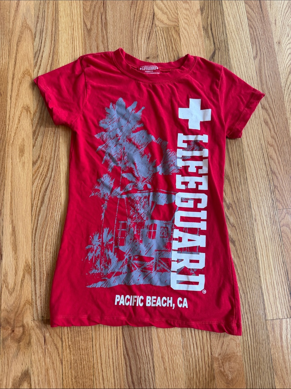 Lifeguard Pacific Beach Red Kids Graphic Tee